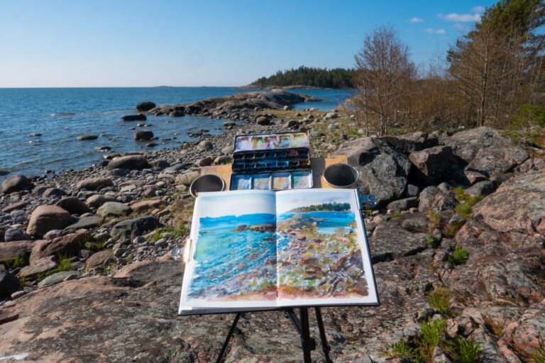 Plein air painting gallery