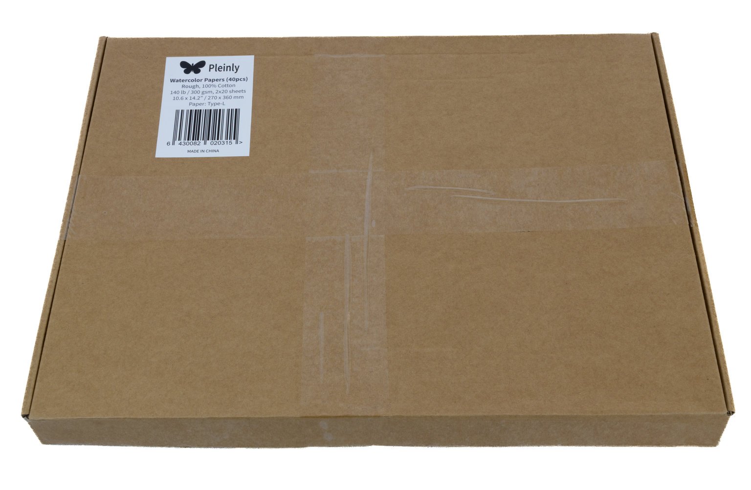 2 x 20 sheets packaged in a carton box.