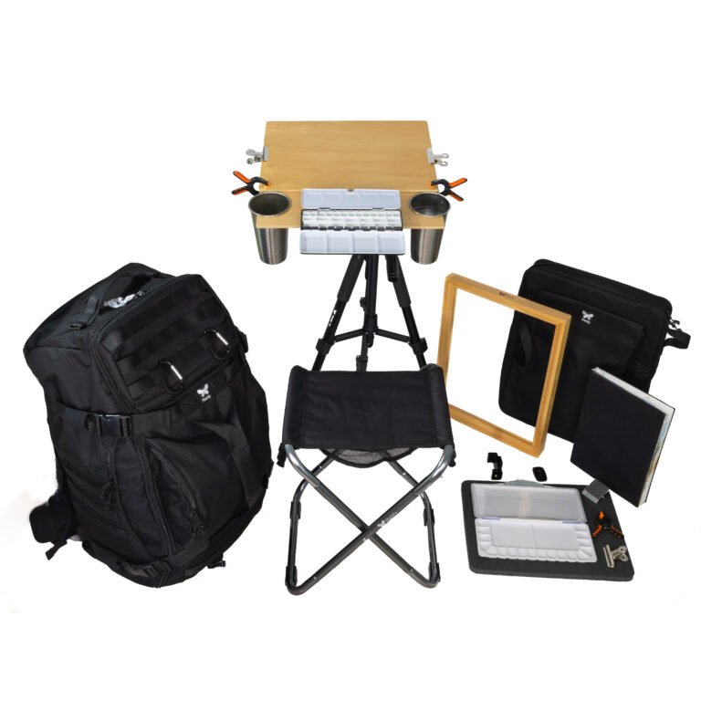 Watercolor Easel Set + BP-70 Backpack