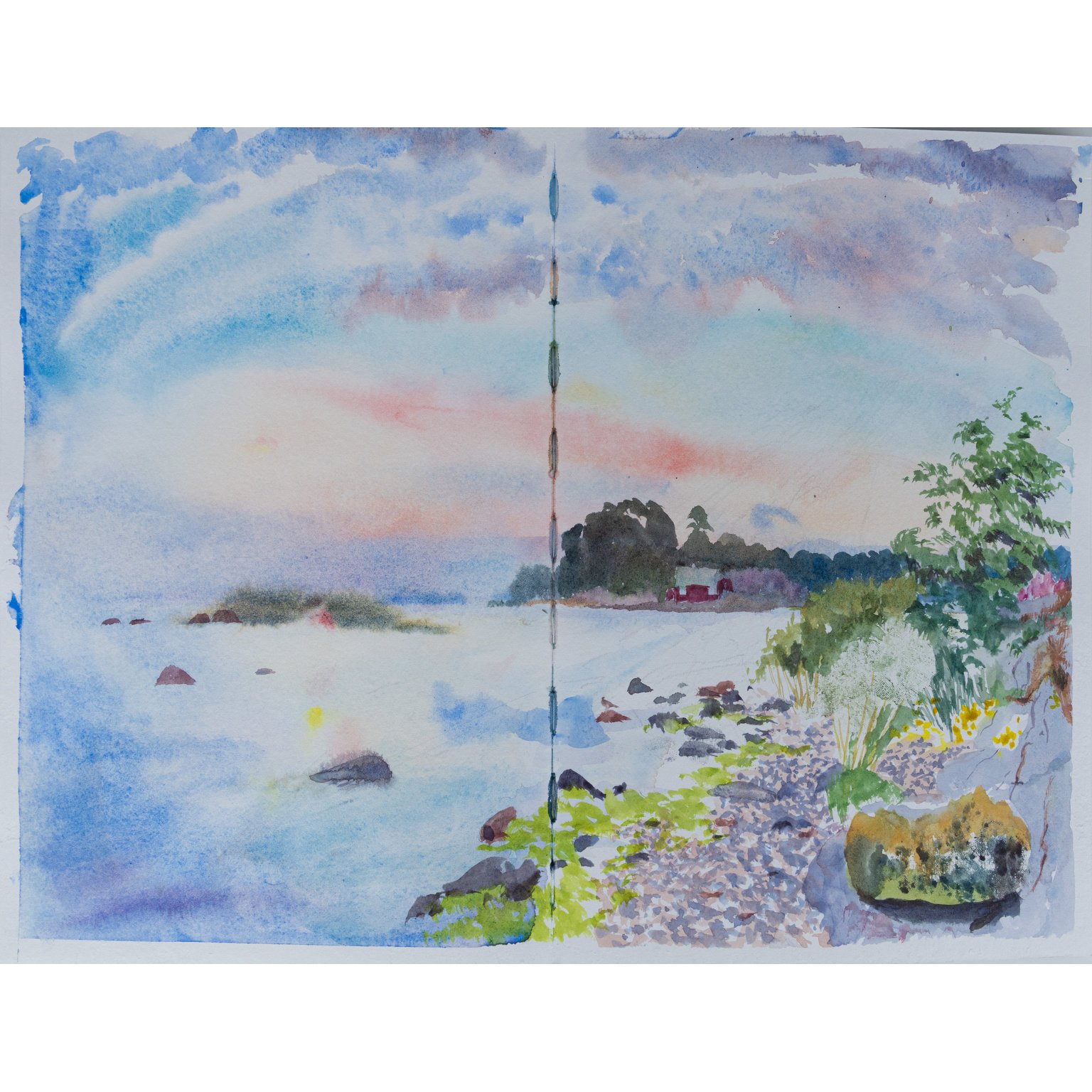 Type-C paper has absorbent paper which gives soft transitions, ideal for alla prima and wet-on-wet techniques