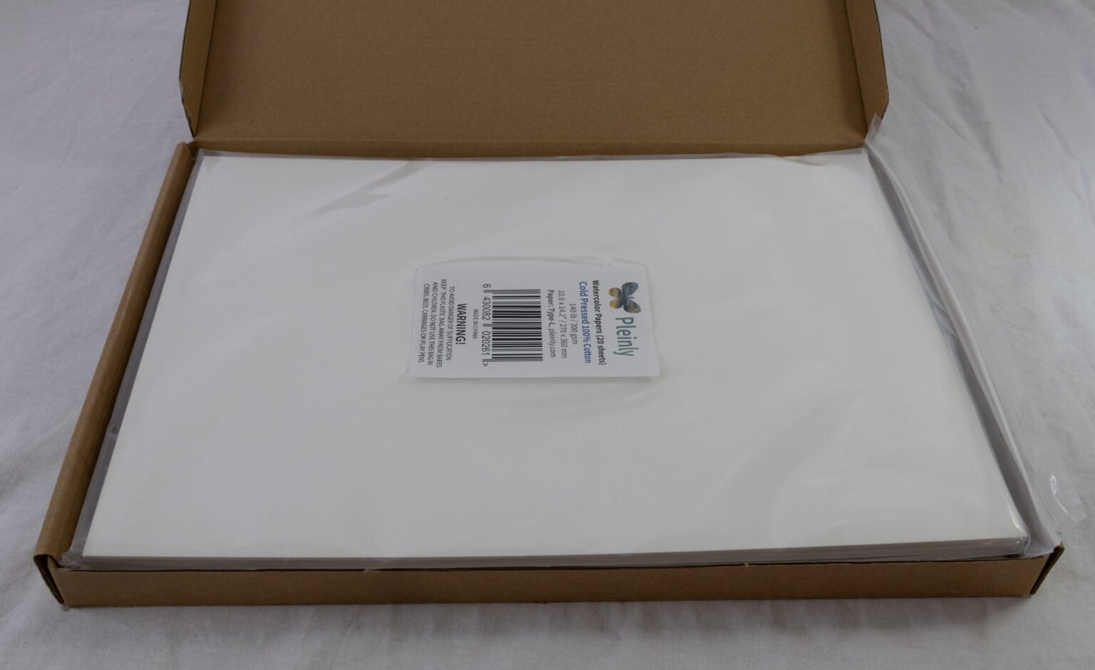 Pleinly Watercolor Papers 40 Sheets in the Box Type-L