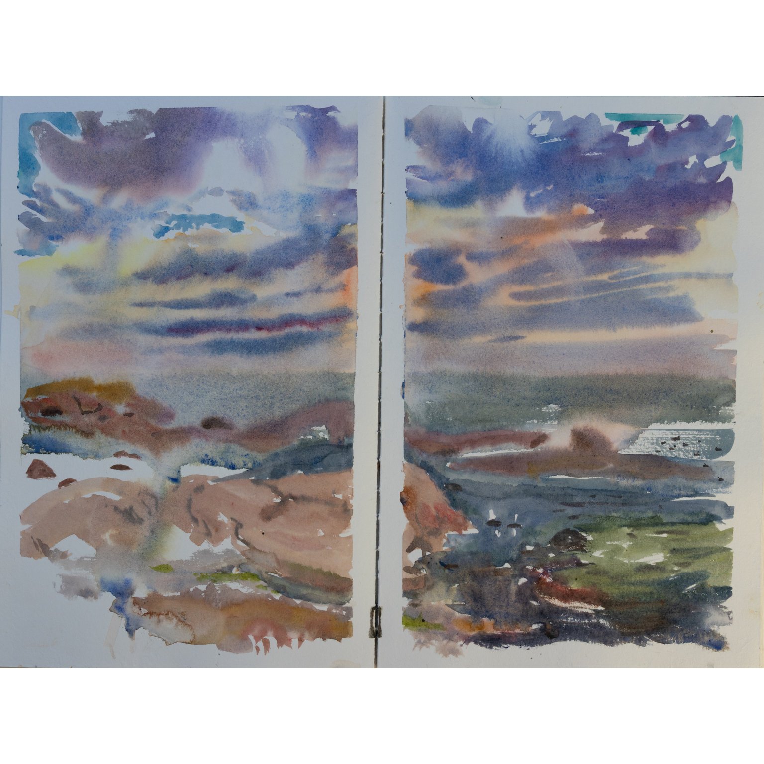 Type-C paper has absorbent paper which gives soft transitions, ideal for alla prima and wet-on-wet techniques