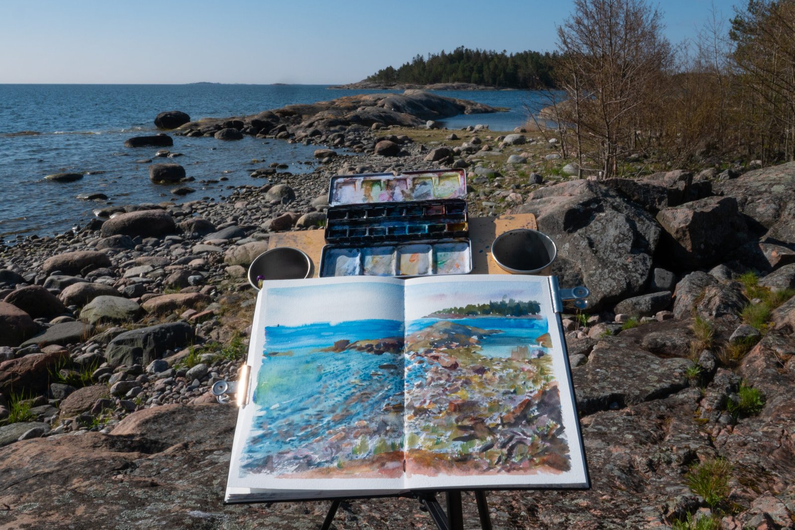 Plein air painting image gallery