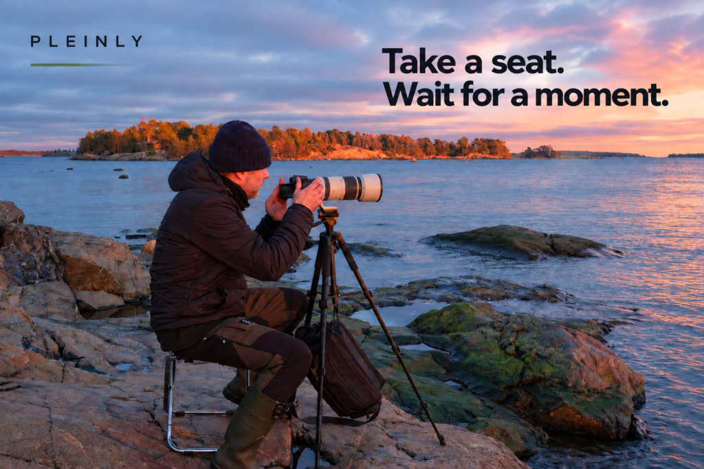 Pleinly Foldable Stool for Plein Air Painters