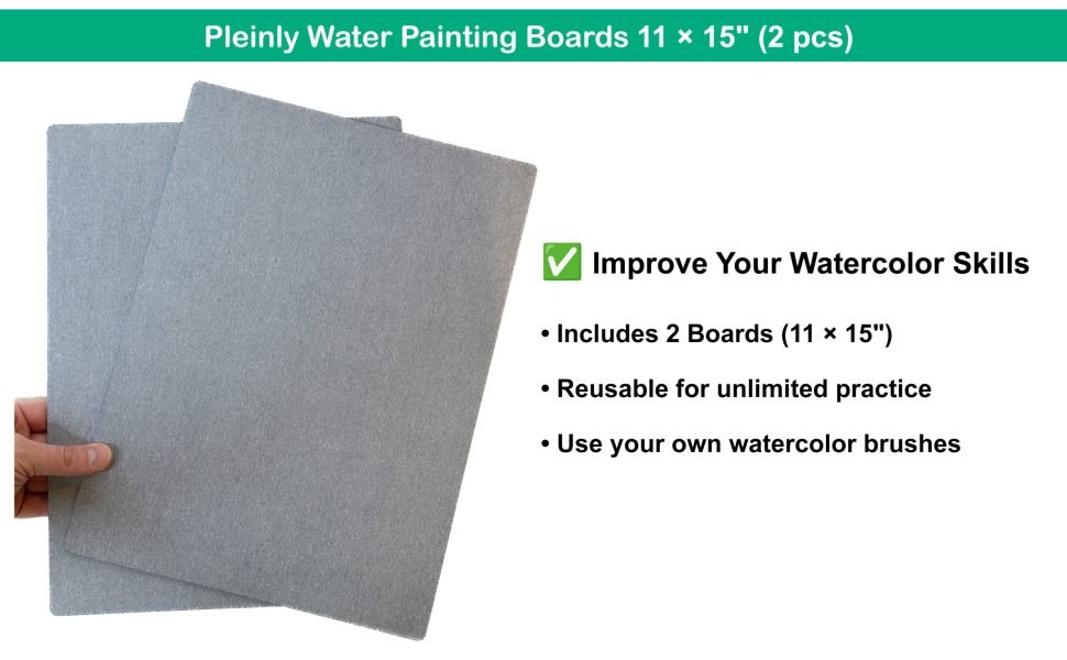 Pleinly Water Painting Boards