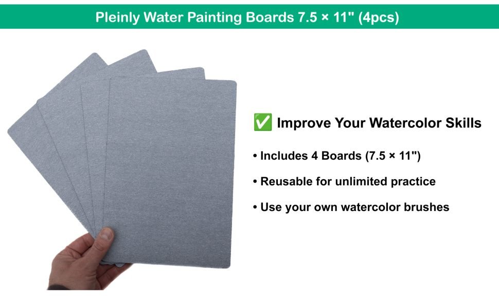 Pleinly Water Painting Boards